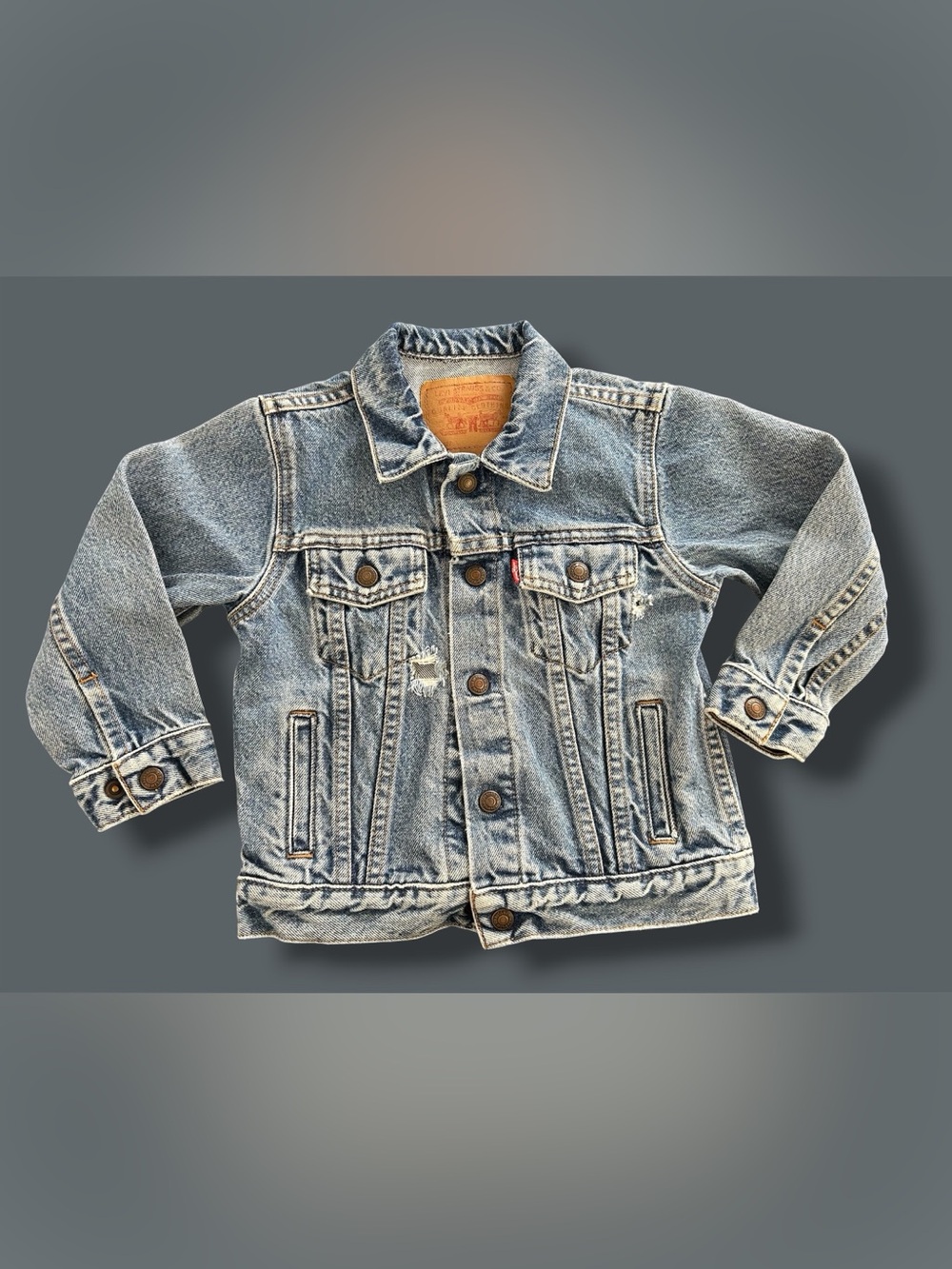 LEVI’S Medium Wash Denim Jacket Toddler Size 4T